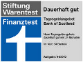 Tagesgeld Testsieger Stiftung Warentest Bank of Scotland