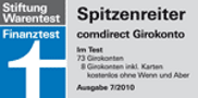 Finanztest 7/2010: Spitzenreiter Girokonto