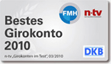 bestes Girokonto lt. Finanztest und fmh
