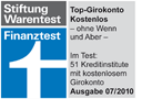 Finanztest 07/2010: Empfehlung kostenloses Girokonto